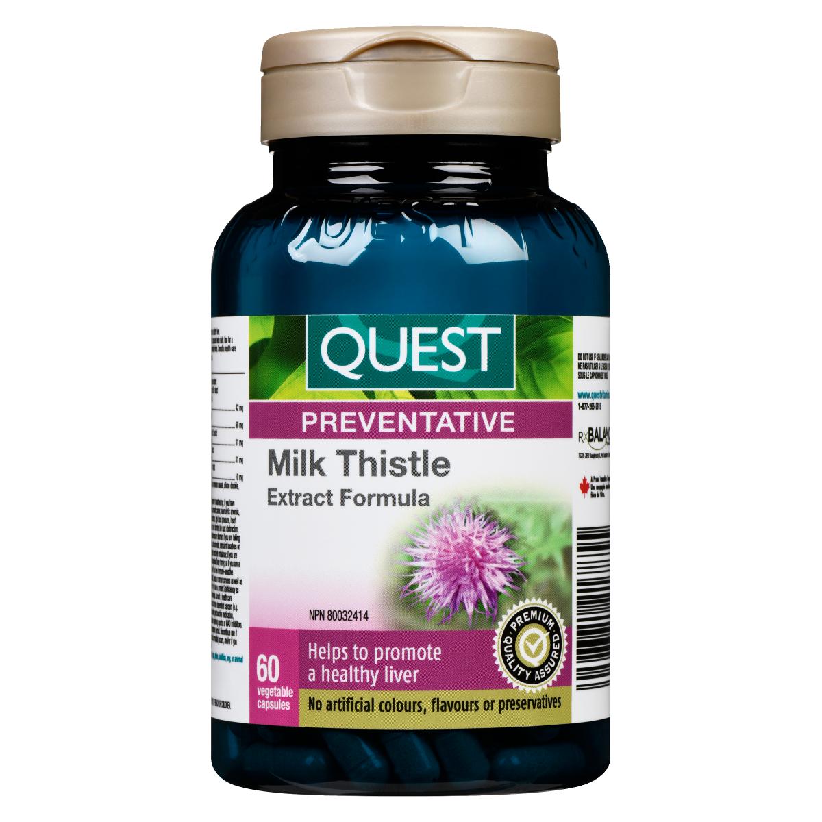 Quest® Milk Thistle Extract Formula (60 Capsules) - 338456