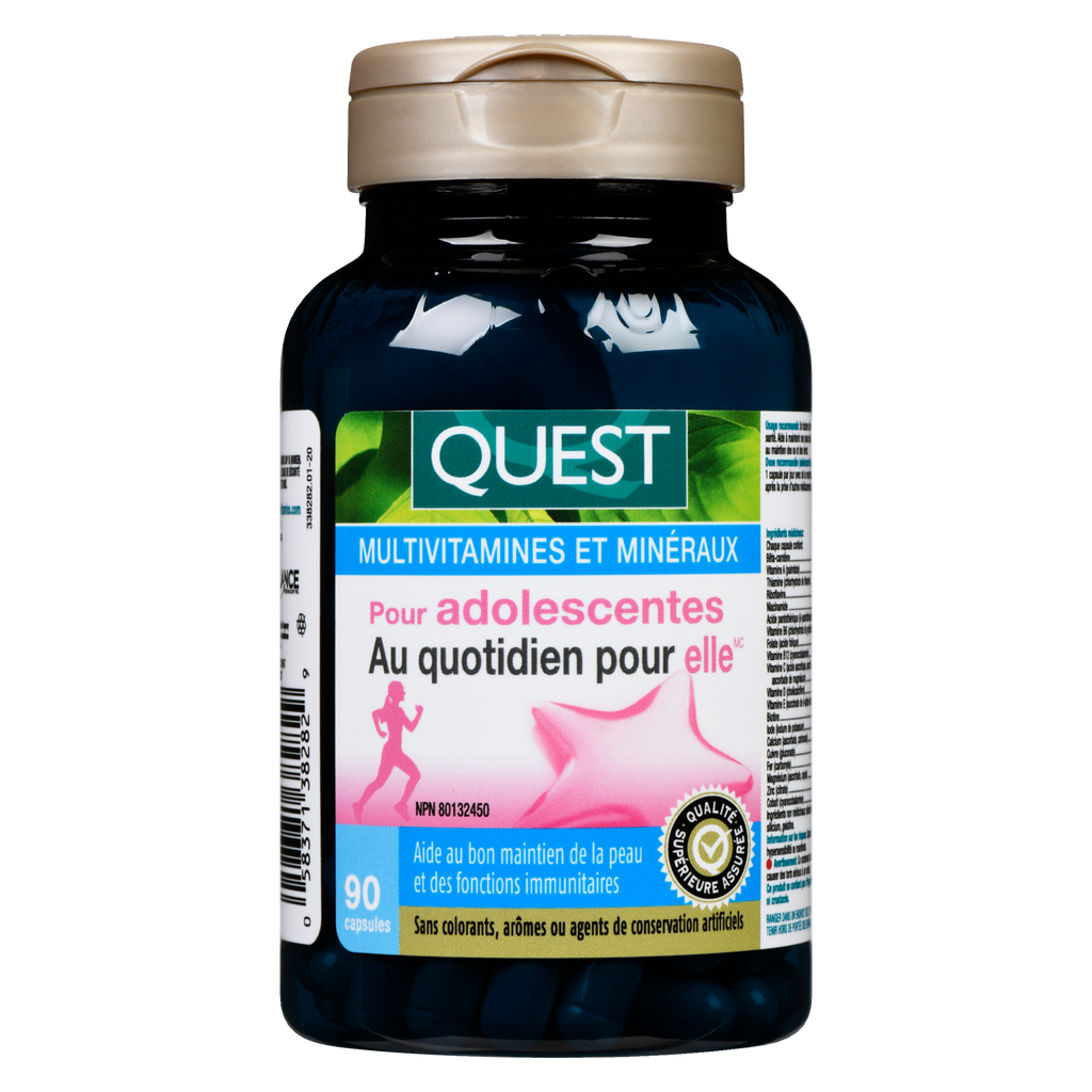 Quest® Her Daily One™ for Teen Girls (90 Capsules) - 338282