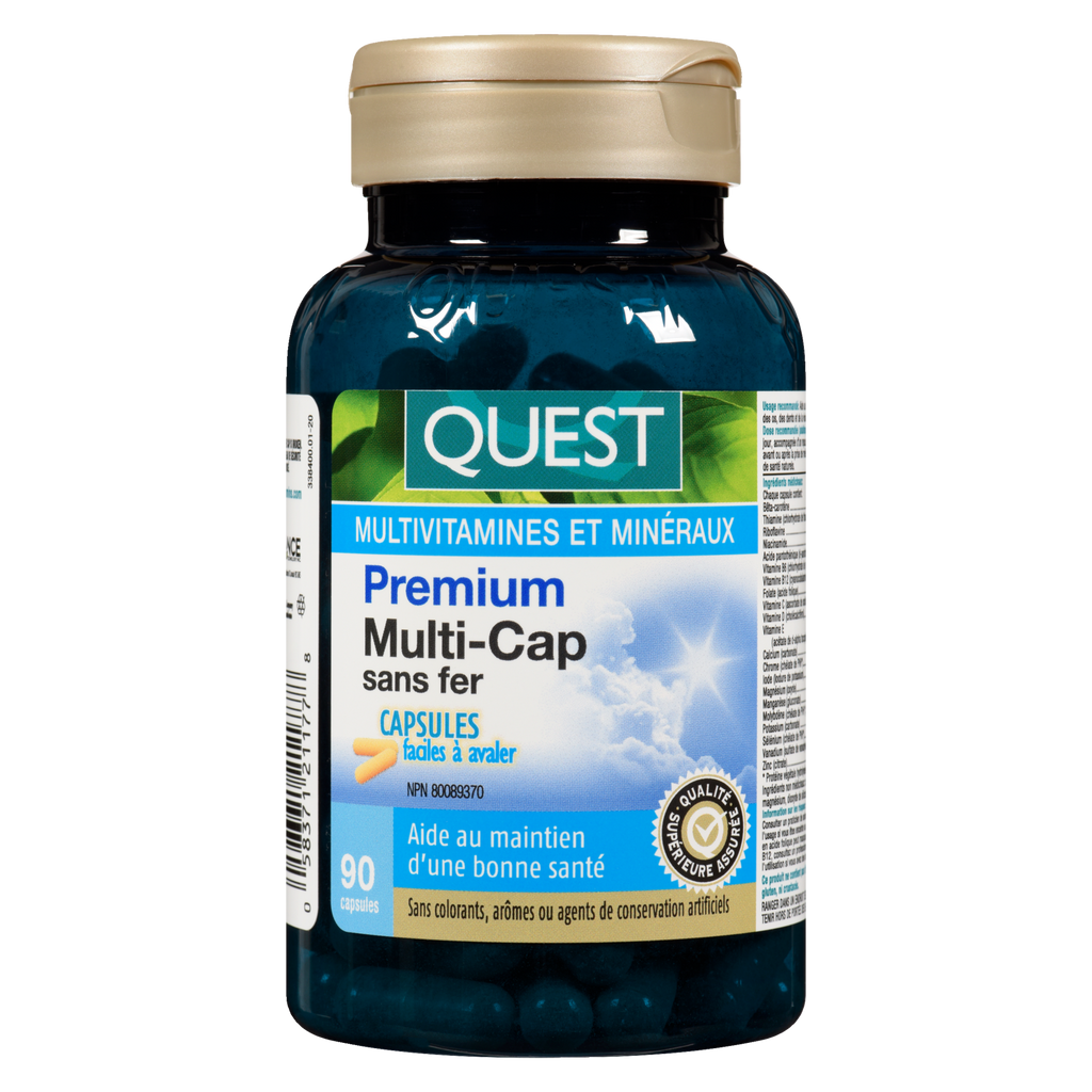 Quest® Premium Multi-Cap Iron Free (90 Capsules) - 338400