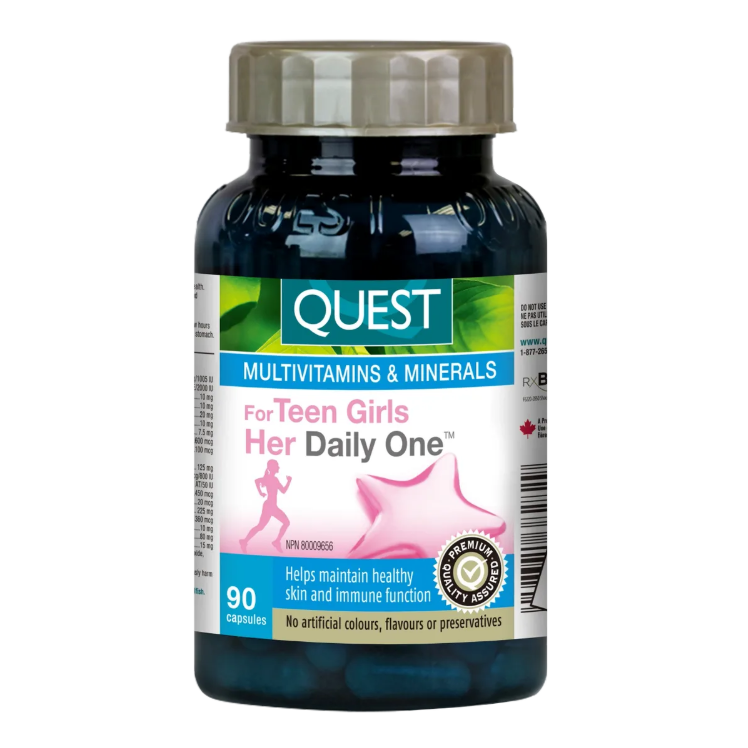 Quest® Her Daily One™ for Teen Girls (90 Capsules) - 338282