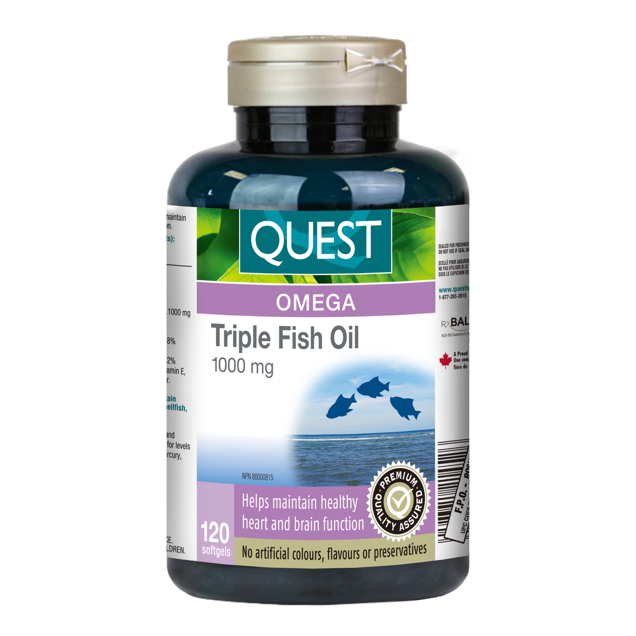 Quest® Triple Fish Oil (120 Softgels) - 338494