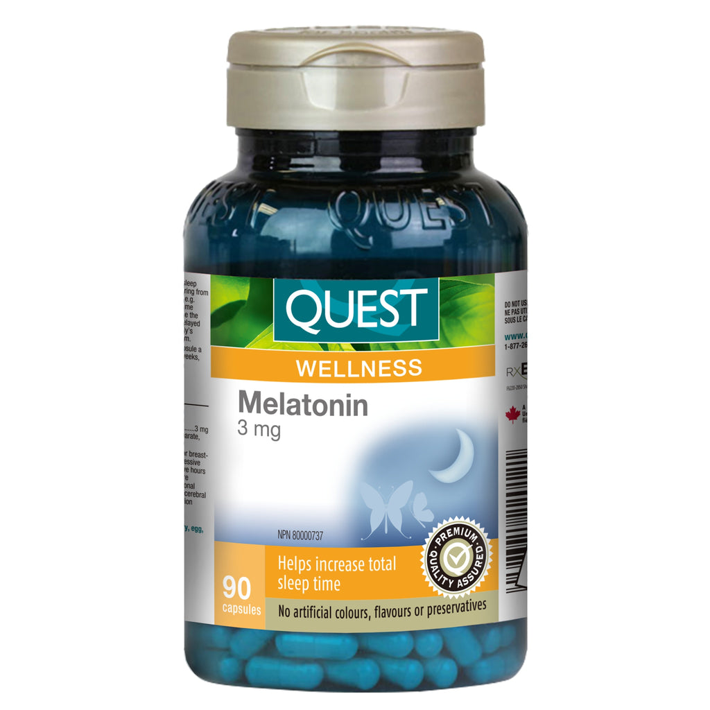 Quest® Melatonin 3MG (90 Capsules) -338610