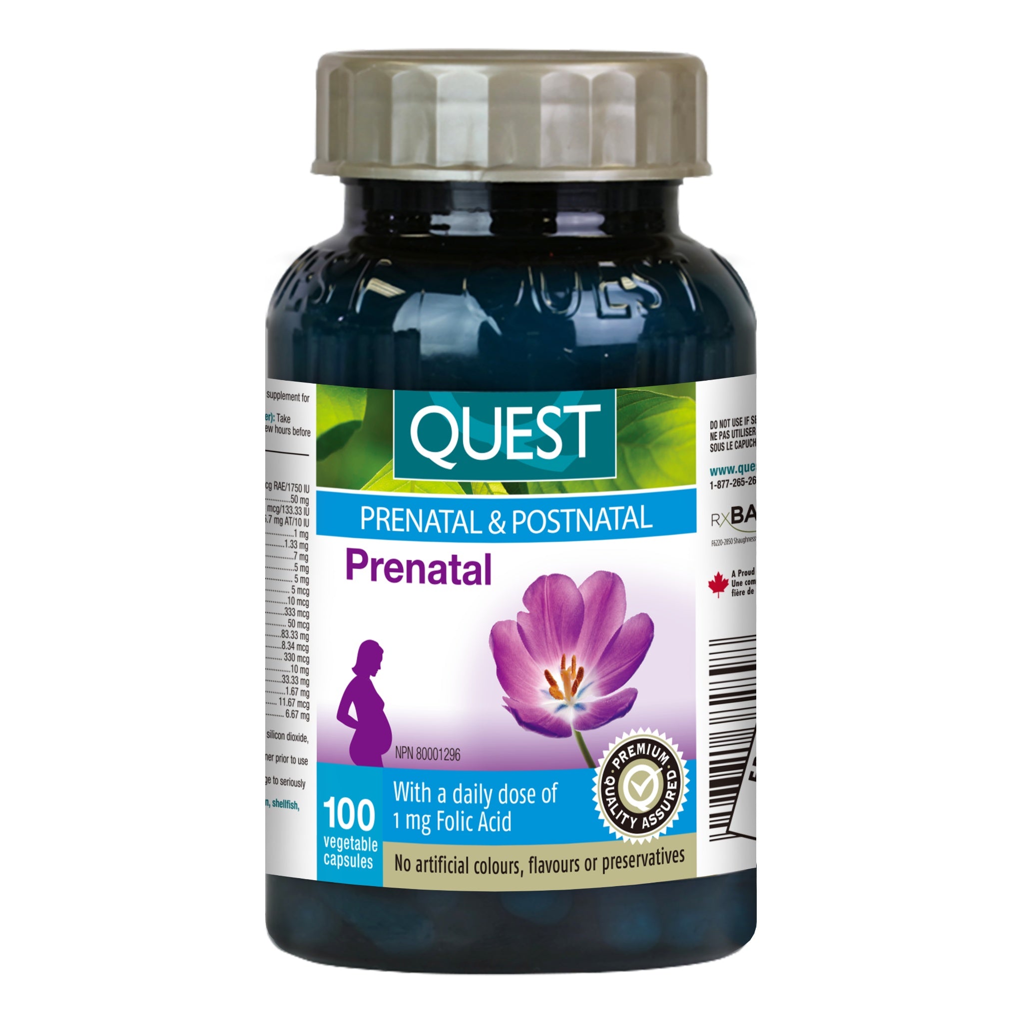 Quest® Prenatal (100 veggie capsules) - 338289